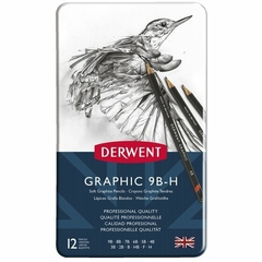 Lapices Graphic Derwent Grad. Soft X 12(H..9B) - comprar online