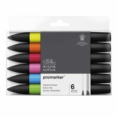 Set Promarker Winsor & Newton x 6 Tonos