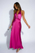 Seyches Maxi Dress Fuccia - comprar online