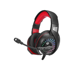 Headset Gamer Xtrike-me Led RGB Preto/Vermelho - GH-890