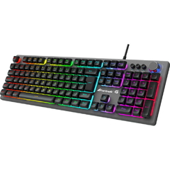 Teclado Gamer RGB Rainbow HOLT Grafite FORTREK - comprar online