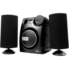 Caixa Multimídia 2.1 Com SubWoofer 9W RMS Bivolt MS-2101 Preta