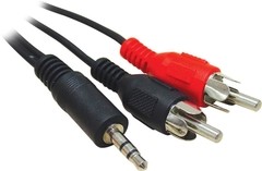 CABO RCA - 2 RCA + P2 STEREO 1,80M