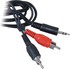 CABO RCA - 2 RCA + P2 STEREO 1,80M - comprar online