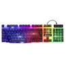 Teclado Gamer Multimídia CHROMATIC GK-710 Preto com LED Colorido FORTREK