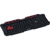 Teclado Gamer Multimídia SPIDER GK-704BK Preto/Vermelho FORTREK