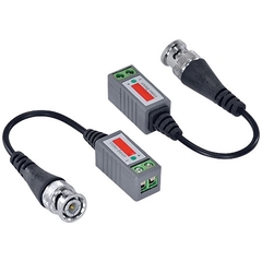 VIDEO BALUN COM EXTENSÃO PASSIVO BNC X CABO LAN PAR - OEM