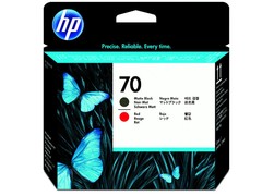 CABECA DE IMPRESSAO PLOTTER HP SUPRIMENTOS C9409A HP 70 PRETO FOSCO E VERMELHO