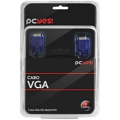 CABO VGA PARA MONITOR HD15M X HD15M 5M PRETO B-O - Preech Informática - Informática e suas tecnologias