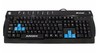 Teclado Gamer Multimídia BLACK HAWK GK-702 Preto/Azul FORTREK