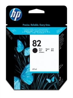 CARTUCHO DE TINTA PLOTTER HP SUPRIMENTOS CH565A HP 82 PRETO 69ML