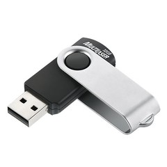 PEN DRIVE TWIST2 32GB PD589 PRETO E PRATA - MULTILASER