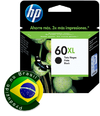 CARTUCHO DE TINTA HP SUPRIMENTOS CC641WB HP 60XL PRETO 13,5ML