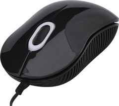 Imagem do MOUSE ÓPTICO USB RETRÁTIL MR-20 BLACK PIANO