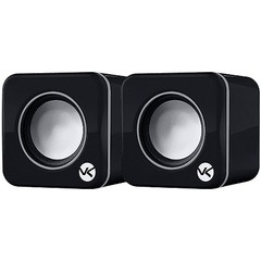 CAIXA DE SOM 2.0 USB 6W RMS (2X 3W) VS-101 PRETA - VINIK