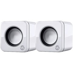 CAIXA DE SOM 2.0 USB 6W RMS (2X 3W) VS-101 BRANCA - VINIK