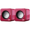 CAIXA DE SOM 2.0 USB 6W RMS (2X 3W) VS-101 PINK - VINIK