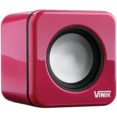 CAIXA DE SOM 2.0 USB 6W RMS (2X 3W) VS-101 PINK - VINIK - comprar online