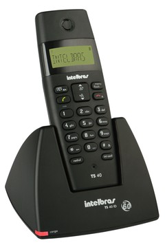 TELEFONES SEM FIO INTELBRAS ICON 4070350 TS40 ID PRETO DECT 6.0 BIVOLT C/ IDENTIF. DE CHAMADAS - comprar online