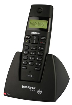 TELEFONES SEM FIO INTELBRAS ICON 4070350 TS40 ID PRETO DECT 6.0 BIVOLT C/ IDENTIF. DE CHAMADAS na internet