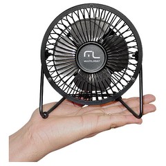 MINI FAN VENTILADOR USB AC167 PRETO - MULTILASER - Preech Informática - Informática e suas tecnologias