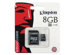 CARTAO DE MEMORIA CLASSE 4 KINGSTON SDC4/8GB MICRO SD 8GB COM ADAPTADOR SD