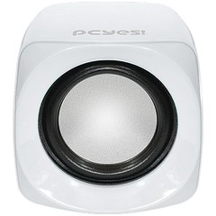 MINI CAIXA DE SOM CROSS 6W RMS BRANCA - PCYES - loja online