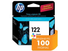 CARTUCHO DE TINTA HP SUPRIMENTOS CH562HB HP 122 TRICOLOR 2ML