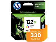 CARTUCHO DE TINTA HP SUPRIMENTOS CH564HB HP 122XL TRICOLOR 7,5ML