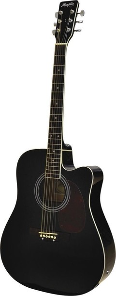 VIOLÃO AÇO ELÉTRICO FOLK CUTAWAY NEW MD 18 PRETO, COM EQUALIZADOR ATIVO DE 4 BANDAS E AFINADOR na internet