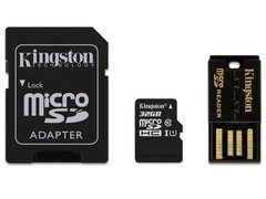 CARTAO DE MEMORIA CLASSE 10 KINGSTON MBLY10G2/32GB MULTIKIT 32GB MICRO SDHC+ADAPTADOR SD+ADAPTADORUSB - comprar online