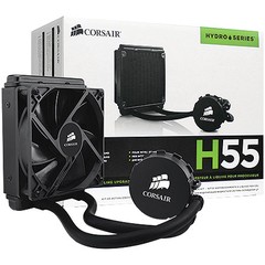 WATER COOLER HYDRO SERIES - H55 - RADIADOR 120MM QUIET EDITION - CW-9060010-WW - CORSAIR