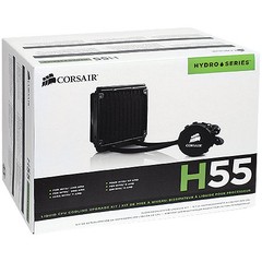 WATER COOLER HYDRO SERIES - H55 - RADIADOR 120MM QUIET EDITION - CW-9060010-WW - CORSAIR - loja online