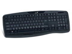 KIT TECLADO E MOUSE WIRELESS GENIUS 31340005113 KB-8000X USB 2.4 GHZ PRETO 1200DPI - comprar online