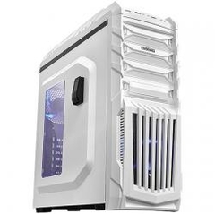 GABINETE MID-TOWER NEW TIGER BRANCO COM LED AZUL E SUPORTE PARA HEADPHONE - TIGERBCOAZ2FCA - PCYES