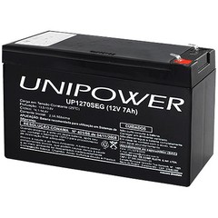 BATERIA 12V 7,0 AH(UP1270SEG)F187, DESTINADA AO MERCADO DE SEGURANÇA - UNIPOWER - comprar online