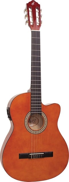 VIOLÃO ELETROACÚSTICO FLAT NYLON CUTAWAY NF-14 CEQN NATURAL