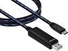 CABO LED USB PARA MICRO USB 80 CM - LINHA MOBI B-O