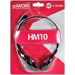 FONE HEADSET GO WORK HM10 PRETO C/ MIC - VINIK - comprar online