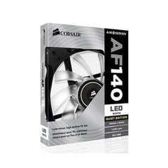 FAN PARA GABINETE AIR SERIES AF140 QUIET EDITION COM LED BRANCO - 140MM X 25MM CO-9050017-WLED - CORSAIR na internet