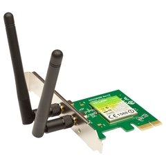 PLACA PCI-E WIRELESS N 300MBPS TL-WN881ND, COM 2 ANTENAS DESTACAVEIS - comprar online