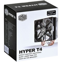 Imagem do COOLER PARA PROCESSADOR HYPER T4 C/ 1 VENTOINHA DE 120MM - RR-T4-18PK-R1 - COOLER MASTER