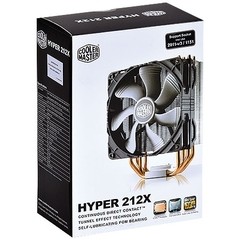 COOLER PARA PROCESSADOR HYPER 212 X C/ 1 VENTOINHA DE 120MM - RR-212X-20PM-R1 - COOLER MASTER - loja online