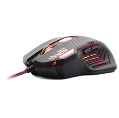 Mouse Gamer SPIDER VENOM OM-704 Preto/Vermelho FORTREK - comprar online