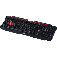 Teclado Gamer Multimídia SPIDER GK-704BK Preto/Vermelho FORTREK - comprar online