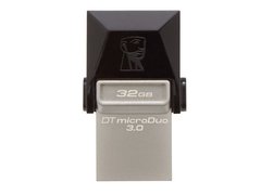 Imagem do PEN DRIVE SMARTPHONE KINGSTON DTDUO3/32GB DT MICRO DUO 32GB USB E MICRO USB 3.0 OTG