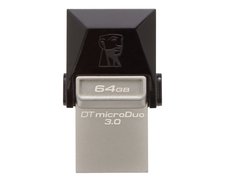 PEN DRIVE SMARTPHONE KINGSTON DTDUO3/64GB DT MICRO DUO 64GB USB E MICRO USB 3.0 OTG - loja online