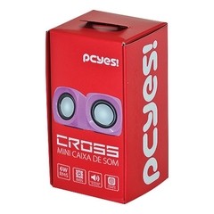 CAIXA DE SOM CROSS 6W RMS ROXO - PCYES - comprar online