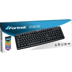 Teclado Standard PS2 ABNT2 SK-101BK Preto FORTREK - comprar online