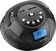 MINI RÁDIO BOOMBOX USB/FM/SD 10W PRETO SP145 - comprar online